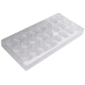Miniatyrbillede 1 af 5: Muslingeskalformet hård chokoladeform 3d havmusling polycarbonat klar isgelé slikform
