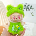 Miniatyrbild 1 av 4: [HH] 17cm Labubu Docka Kläder Tillbehör Set Mini Docka Kostym Gåva Röd Liten Svan Panda Jumpsuit Uppsättning för DIY Samlare style 12