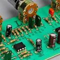 Miniatyrbillede 4 af 5: 2x 2.0 Hifi An4558 Audio Forforstærker Bas Mellemtone Diskant Balance Justerbar Audio Forforstærker Færdig