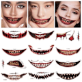 Pikkukuva 2 / 2: /HH/ Halloween-tatuointitarrat Iso suu tatuoinnit A A