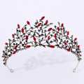 Miniatyrbillede 4 af 4: Tiara til kvinder, Queen Gothic Crown, bryllupstiara, brude hårtilbehør til kvinder, pandebånd, WZ-1626R