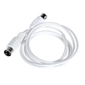 Miniatyrbilde 2 av 5: 2 stk. MIDI-forlengelseskabel 5-pin hann til 5-pin hann elektrisk piano keyboard instrument PC-kabel, 1,5 m