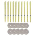 Miniatyrbilde 4 av 4: HA-10-pakning Ørelys - Laget av bivoks - Aromaterapi multicolor
