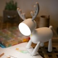 Miniatyrbillede 3 af 5: Natlys, Børns Elg Hjorte Led Silikonenatlys