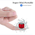 Miniatyrbillede 3 af 5: Ipx5 Vandtæt Mini Bærbar Bluetooth Højttaler Metal Hifi Tws Interconnection Super Lille Stål Stereo Trådløs Højttaler