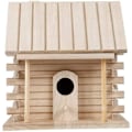 Miniatyrbild 1 av 2: /HH/Trähängande fågelholk BirdHouse för utomhusbruk