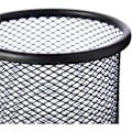 Miniatyrbillede 3 af 5: Kontorpapir Jern Mesh Penneholder Student Brevpapir Metal Gitter Skrivebord Opbevaringsspand null ingen
