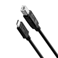 Pikkukuva 5 / 5: 2 kpl USB-C USB 3.1 Type C -uros USB2.0 USB B -uros kaapeli USB-DC-muunnoskaapelilla 5v - 9v Vol