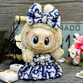 Miniatyrbild 1 av 5: [HH] Labubu Kläder Universal Sittande Stående Plyschdocka Designkläder Tillbehör Blind Box Labubu Kläder style 58