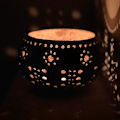Miniatyrbild 5 av 5: Ljus Kokosnötskal Skål, Ljusstakar, Handgjord Kokosnötskal Ljusstake För Tealight Liten Pi