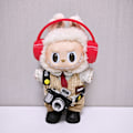 Pikkukuva 3 / 3: [HH]Labubu-vaatteet sopivat yhdelle, kahdelle ja kolmelle sukupolvelle Labubulle (vain vaatteet, nuket eivät sisälly) Red headphone