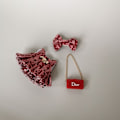 Miniatyrbild 2 av 3: [HH] Labubu Designer CC VV D H Kostymset Labubu Kläder och Tillbehör Pink cc sit