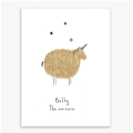 Miniatyrbillede 2 af 4: Wekity Word Meets Animals 4 Vægkunst Lærredstrykplakat, Enkelt Kreativt Akvarelkunsttegning Dekor til Hjem Stue Soveværelse Kontor og Børn