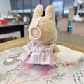 Miniatyrbild 4 av 5: [HH] 17cm Labubu Dockkläder Söta Plyschdockans Kläder Monster Outfit Tillbehör Prinsessklänning Pärla Mini Rosa Prinsessklänning general 2