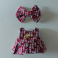Miniatyrbild 1 av 3: [HH] Labubu Designer CC VV D H Kostymset Labubu Kläder och Tillbehör Red  D dress and bow