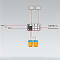 Miniatyrbilde 2 av 5: Lysutvidelsessystem PH2.0 utvidelsesmodul for Tamiya MFC-03 1/14 RC lastebil scania actros 1/10 RC CrawlerA