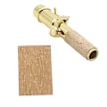 Miniatyrbillede 2 af 3: 2mm Hals Korkplade Sopran Alt Saxofon Klarinet Samling Hals Kork Naturligt Kit lin