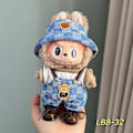 Miniatyrbild 1 av 3: [HH] 17 cm Original Labubus Kläder Original Designer Tillbehör Plyschdockor Leksak Söt Nyckelring Kläder Labubu LBB-32 only clothes no toys