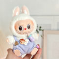 Pikkukuva 1 / 5: [HH] Flocking Labubu Blind Box Avaimenperä Nuken Vaatteet Nuken DIY Tarvikkeet 15CM Pieni Hirviö Pip Housut Pukeutuminen Only Clothes(No Doll) 3