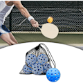 Pikkukuva 5 / 5: 6 kappaletta Pickleball-palloja Urheilupalloja Pickle Ball Standard Precision Portable 40 reikää harjoitteluun Urheiluammattimainen suorituskyky