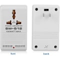 Miniatyrbild 5 av 5: Spänningsomvandlare för resor, upp/ned, spänningsomvandlare transformator regulator 100w 110v/120v till 220v/240v rese spänningsomvandlare