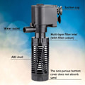 Miniatyrbilde 3 av 4: /HA/ Senkbar akvariepumpe med filter 2W 200L/H Filter Vannpumpe Hydroponisk dammtank 15 x 7,5 cm BPS-6078
