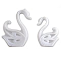 Miniatyrbillede 1 af 5: 2 stk. Svane Ornament Silikoneform Epoxy Resin Form Desktop Svane Dekorativ Ornament Spejl Silikone