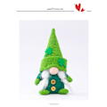 Miniatyrbillede 1 af 4: St. Patrick's Day Gnome Dekoration  Grøn Kløver Forår Plys Dukke Håndlavet Svensk Gnome Elf Dværg Sød Kanin Form Dukke Hjem Dekoration Ornamenter B