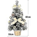Miniatyrbilde 3 av 5: Liten juletre med lys, mini skrivebordsdekorert juletre (40 cm) TA