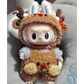 Miniatyrbild 1 av 2: [HH] Only Clothes 17cm Labubu Docka Handgjord Dekoration Kläder Tröja Leksak Kläder Färgglad Kostym Set Labubu Tecknad Klänning 17cm 47