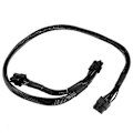 Miniatyrbilde 5 av 5: 2x Psu 8pin til dobbel 8pin(6+2)pin Pcie modulær strømforsyningskabel for Supernova G2 G3 P2 T2 Gs 650 7