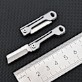 Miniatyrbillede 1 af 2: /HH/1:a rustfrit stål foldbar mini firkantet hoved multifunktion Po Sølv onesize