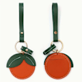Miniatyrbilde 1 av 5: Lærnøkkelringholderetui Kompatibel, Søt Beskyttende Air Tag Deksel Med Nøkkelring, Anti-Scratch Finder Tracker Etui （2stk）