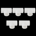 Miniatyrbillede 3 af 5: 20mm PVC T-stykke 3-vejs vandrør rør adapter stik hvide 25 stk