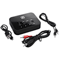 Miniatyrbillede 1 af 5: -107 Bluetooth 4.0 Stereo Audio Transmitter Splitter Adapter Musikmodtager Delingsenhed Funktion