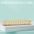 Miniatyrbild 3 av 5: 10 set 3d metallhyllor justerbar fyrkantig sats för butik display smycken klockbutik kontor display L
