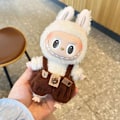 Miniatyrbild 1 av 4: [HH] Högkvalitativ Söt Klänning Outfit Kläder 17cm Plyschdocka Färg Rutig Labubu Dockkläder 10.(Just clothes)