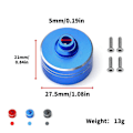 Miniatyrbilde 5 av 5: For Xv-02 Tt02d Tt02 Universal Metal Front, Middle And Rear Universal Differential Case, Blå