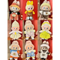 Miniatyrbild 5 av 5: [HH] Söt Labubu Hänge Klädbyte Blind Box Dockkläder Trendiga Kläder Klä upp Dockor Spel Grossist 5cm*5cm Red 4-piece set
