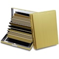 Miniatyrbild 1 av 2: /HH/10 Fack XL Design Rostfritt Korthållare för minst 10st kort Guld