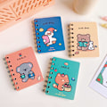 Miniatyrbild 1 av 5: 4-pack spiralficka anteckningsblock set, fickanteckningsblock memobok med tomma innerpapper för studenter kontor, 4 färger (10,5 x 8 cm)