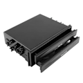 Miniatyrbillede 3 af 5: 2x Bil Auto Single Din Radio Lomme, Universal Cd Radio Lomme Drik Kopholder Opbevaringsboks Sort