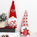 Pikkukuva 3 / 5: Valentinen tonttu plyysi Valentinpäivän tonttukoriste 2 kpl Mr ja Mrs Ruotsalainen Tomte tonttu Valentine Gi