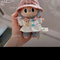 Pikkukuva 4 / 5: [HH] 10cm 17cm Labubu Mokoko Puuvillanukke Vaatteet Lastentarhan Asusteet clothes only without doll Yellow