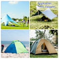 Miniatyrbillede 2 af 5: Elastisk snor med krog - Presenning gummistropsreb fastgørelsestelt tilbehør, anvend til udendørs/camping/vandreture (6\" længde, rød)