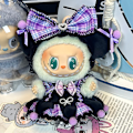 Miniatyrbild 3 av 3: [HH] Fashion Style 17cm Söt Tecknad Leksak Endast Kläder Ingår Labubu Kläder 15cm 0.03kg,Only clothes #4