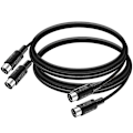 Miniatyrbild 1 av 4: 2-pack 5-pin Din Midi-kabel, 3-fot hane till hane 5-pin Midi-kabel för Midi-keyboard, keyboard Synth