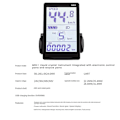 Miniatyrbild 3 av 5: M6h Elektrisk cykel LCD-displaymätare instrumentpanel 24v 36v 48v 60v Universal E Scooter LCD-panelskärm