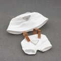 Miniatyrbild 1 av 3: [HH] Högkvalitativa Designer Labubu Kläder med Bucket Hats 2-delat Set Outfit Labubu Kläder White