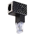 Miniatyrbilde 1 av 2: Elbow Rj45 til Fe-kabel 90 De Adapter Lan Extens